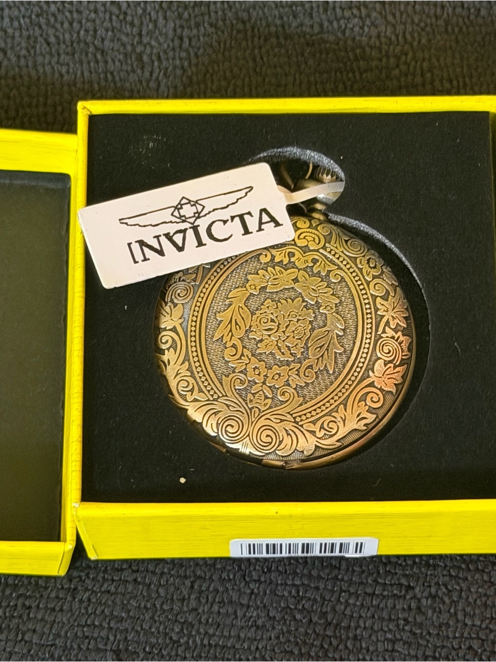 Invicta Vintage Monarch Pocket Watch - 47mm. Bronze (49005)